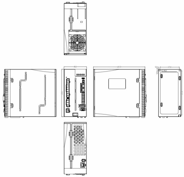 2000W AC Servo Driver (STO) - EL8-EC2000F - Image 3