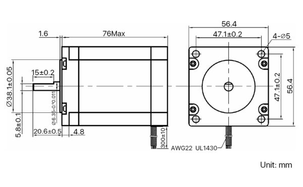 57HS13  Nema 23 - Clearance product - Image 3