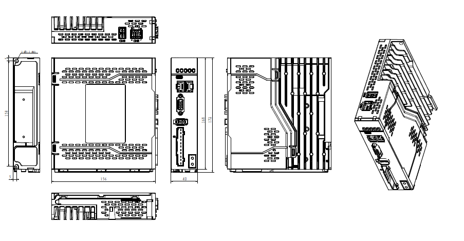 EL7-EC400S - 400W Servo Drive EtherCAT - Image 5